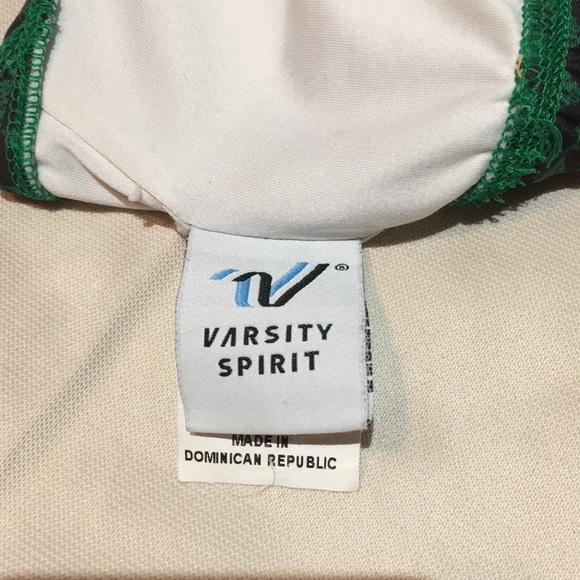 Varsity Spirit Green Youth Sports Bra - Picture 5 of 5